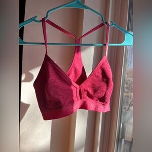 Outdoor Voices Steeplechase Keyhole Bra Pink XS